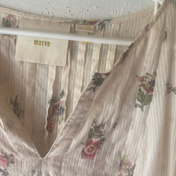 Maeve (Anthropologie) boho top 100% cotton - Picture 2 of 3